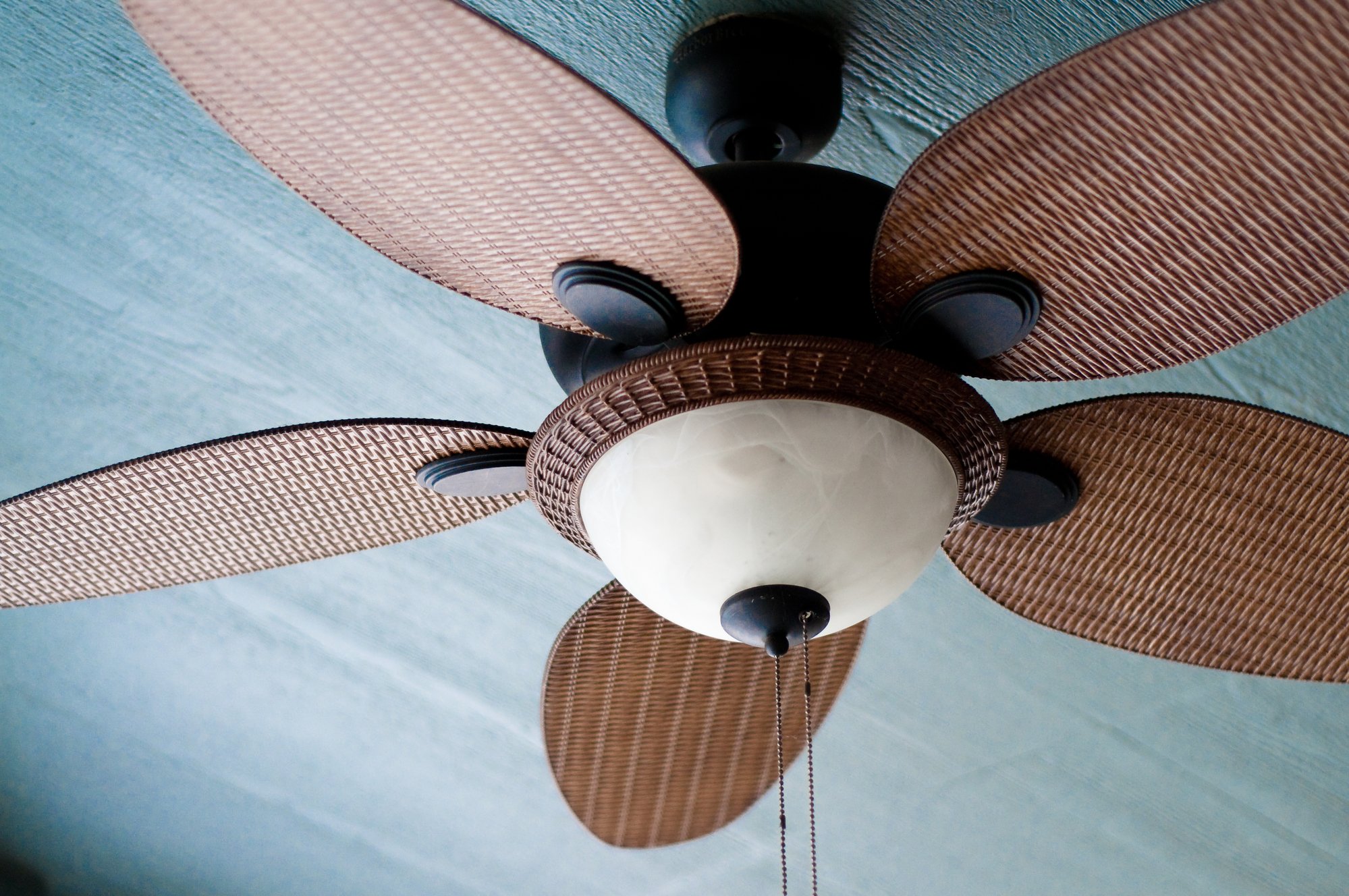 Ceiling fan of residential home