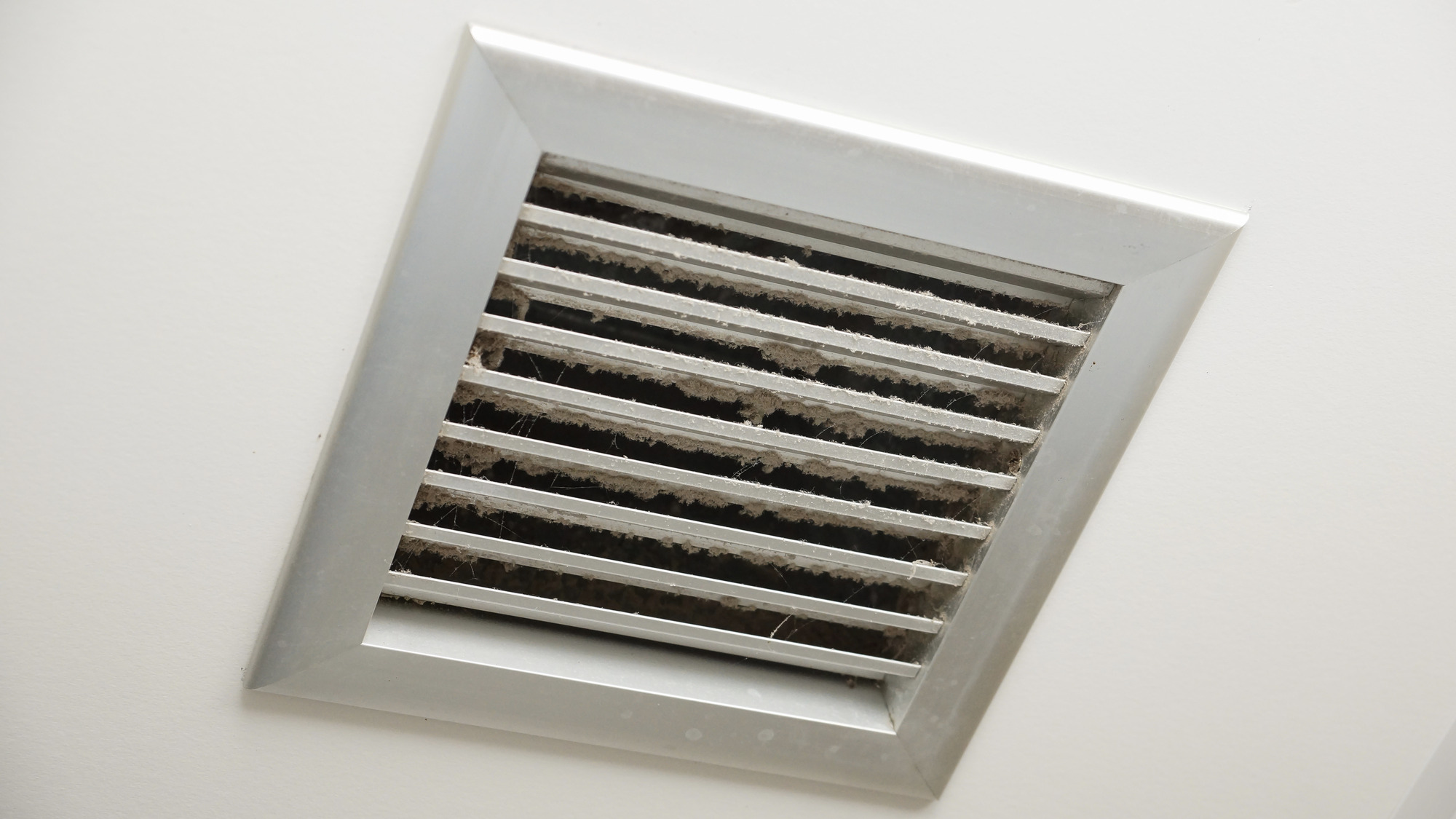 Dirty air ventilator on the ceiling