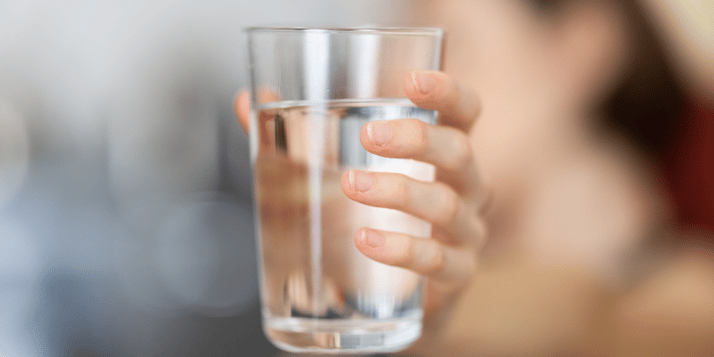 glass of water