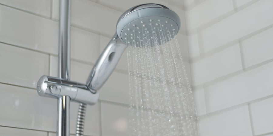 hot water shower head